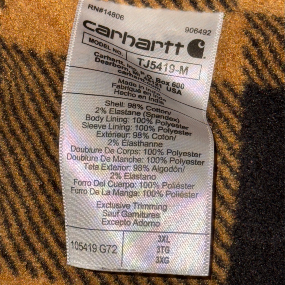 Carhartt Forest Green Button-Up Jacket - image 7